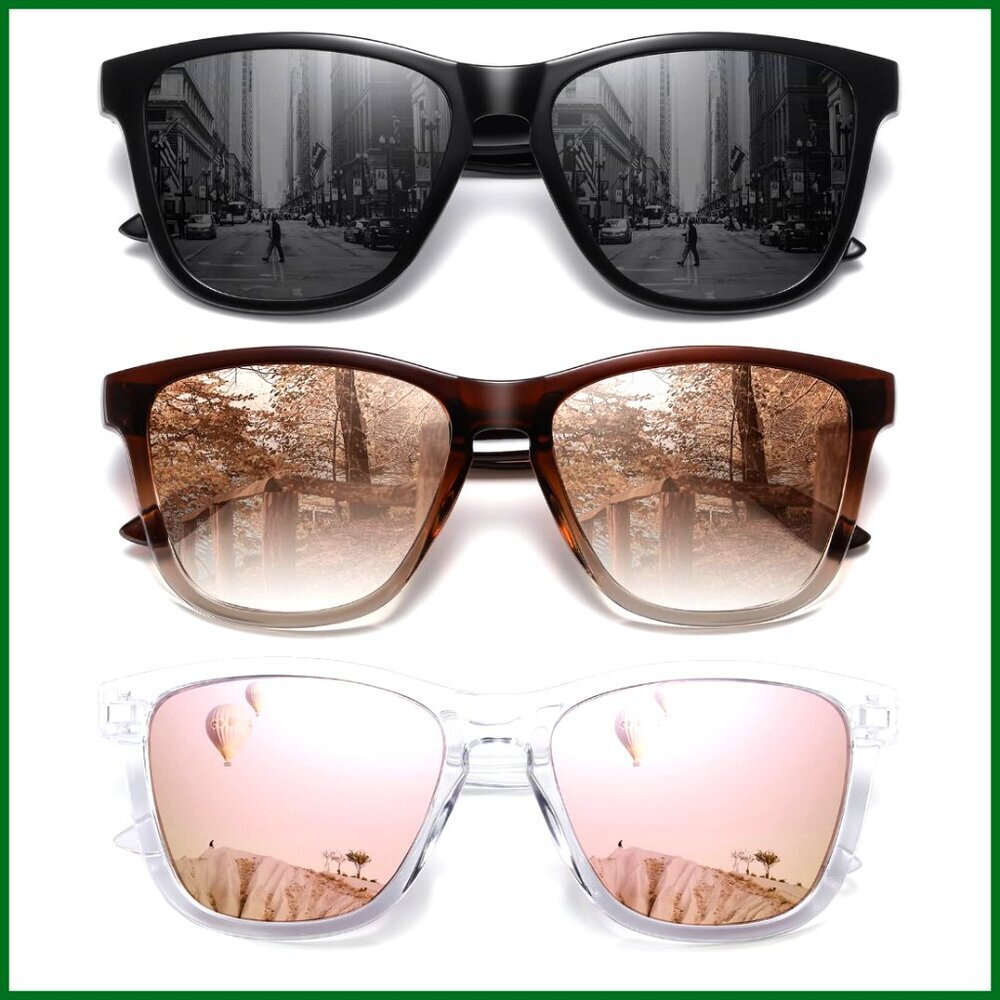 Polarized Sunglasses Retro Designer Style UV400 Protection Classic Fashion